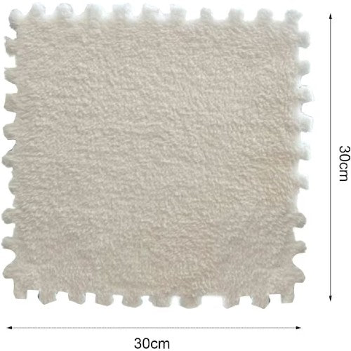 Set 10x Mocheta Pufoasă, AT PERFORMANCE®, Tip Covor Puzzle, cu Spumă 30×30 cm